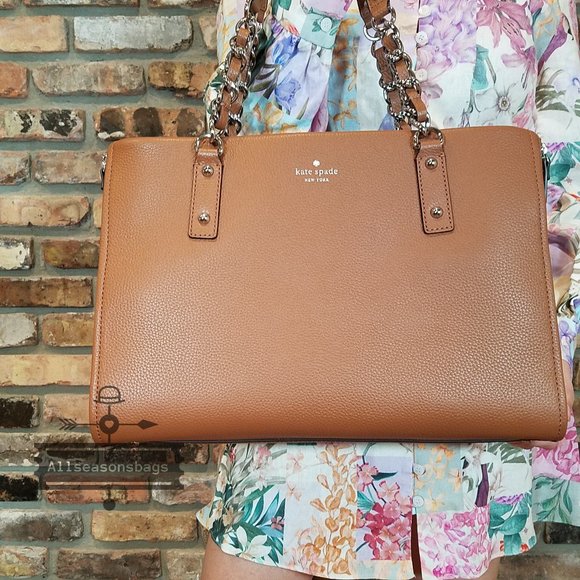 Kate Spade Cobble Hill Andee Shoulder Tote Ginger - Picture 2 of 11